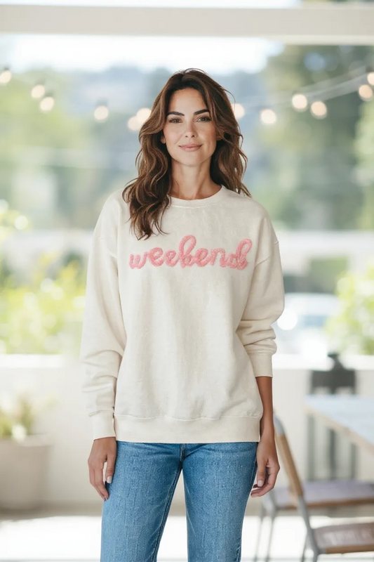 Weekend yarn embroidery
