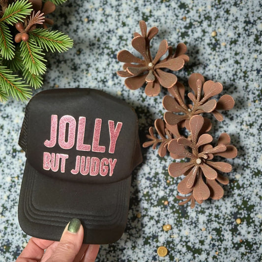 Jolly but Judgy Foam Trucker cap