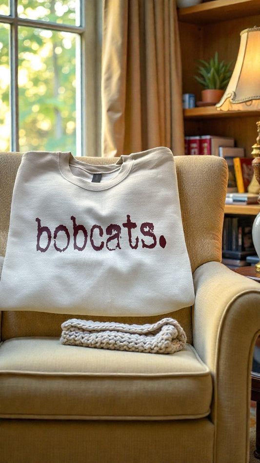 Bobcats Typography Sweatshirt