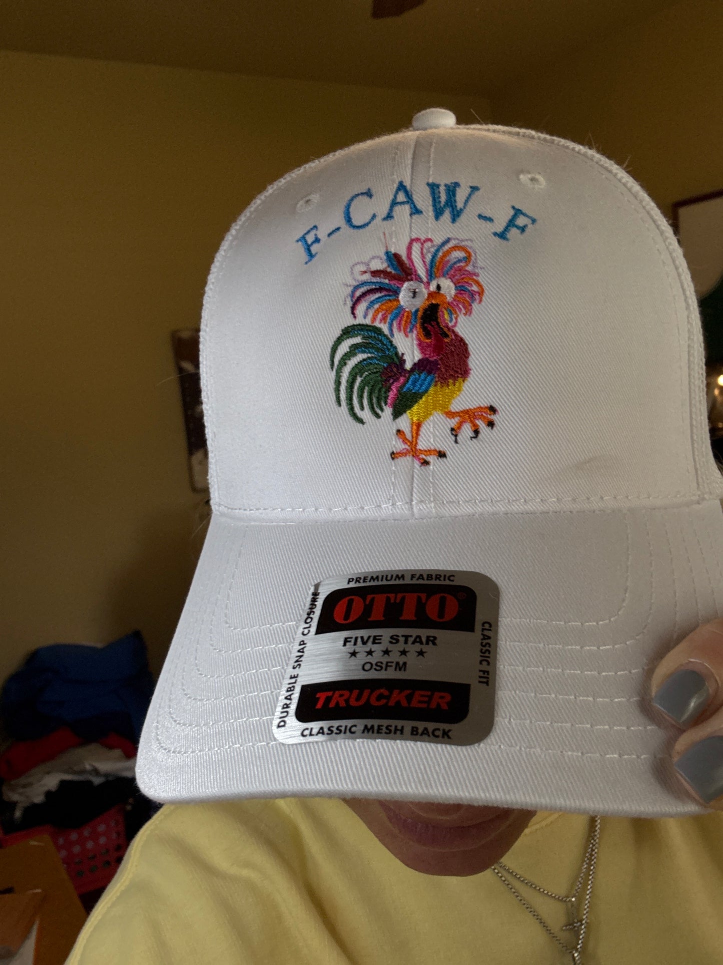 🔥 F-Caw-F Embroidered Trucker Cap — Limited Edition 🔥