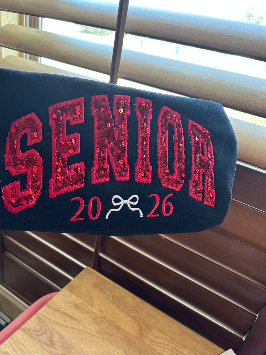 Custom Sequin Senior Sweatshirt