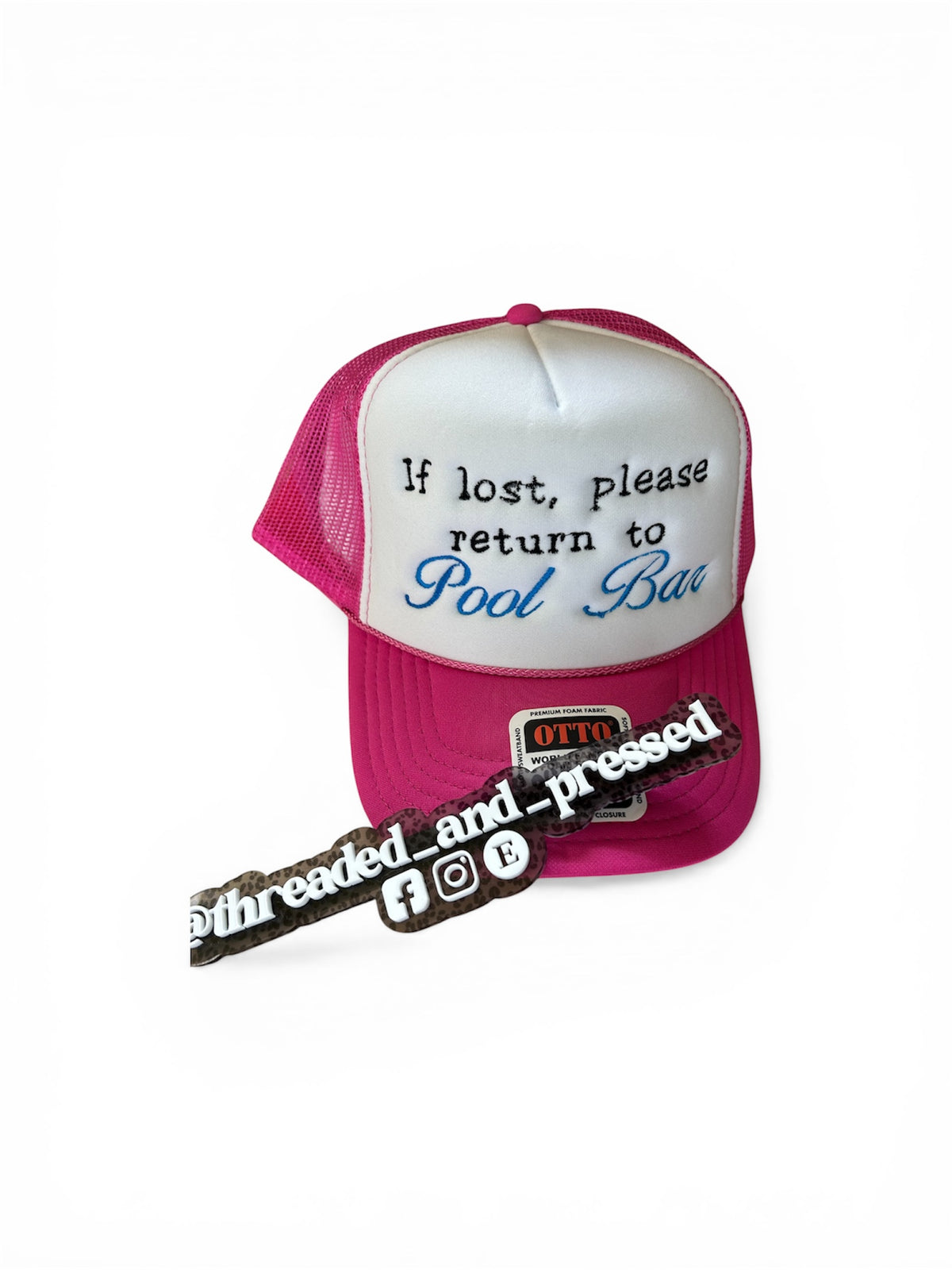 If Lost, Please Return to Pool Bar Trucker Hat