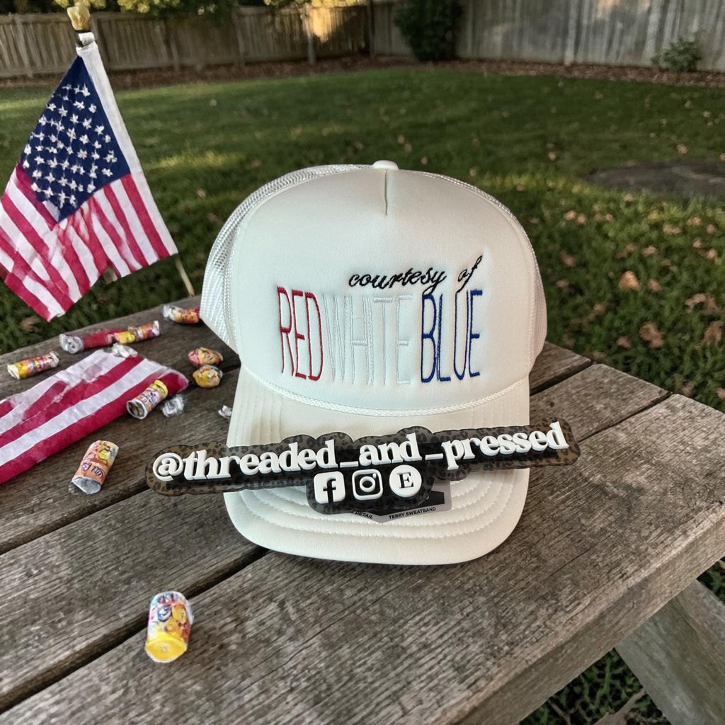 Courtesy of Red White & Blue Cap – Patriotic Foam Snapback Hat