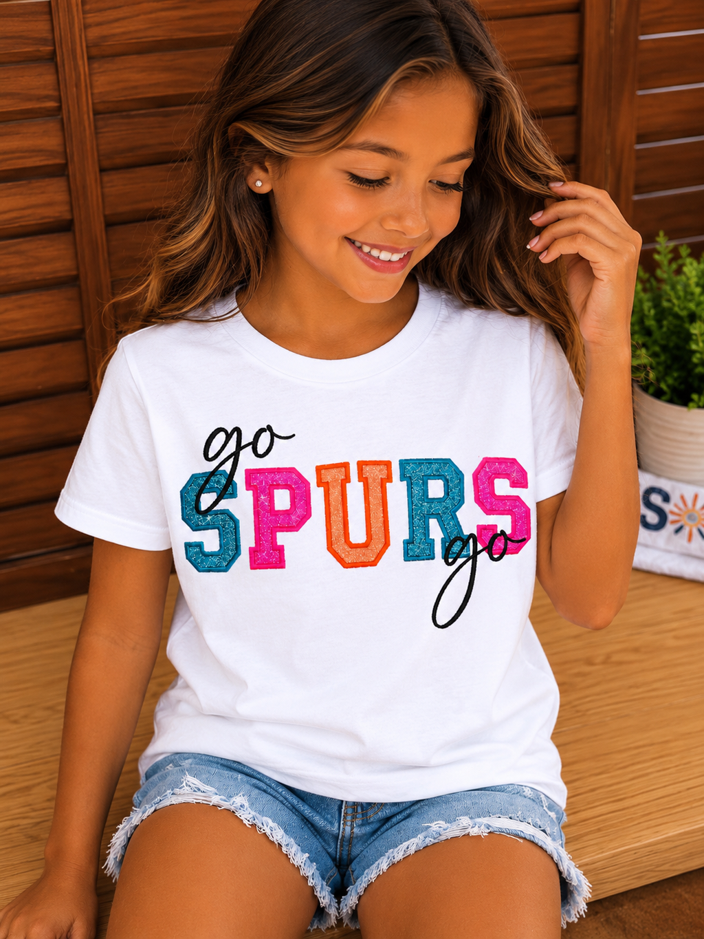San Antonio neon glitter colors Basketball tee! Finals Shirt  **** YOUTH