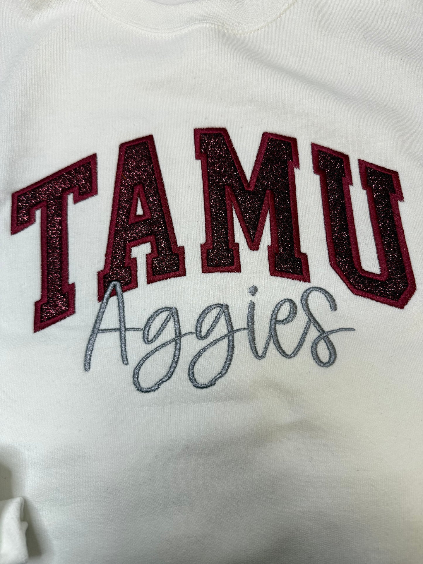 TAMU GLITTER APPLIQUÉ