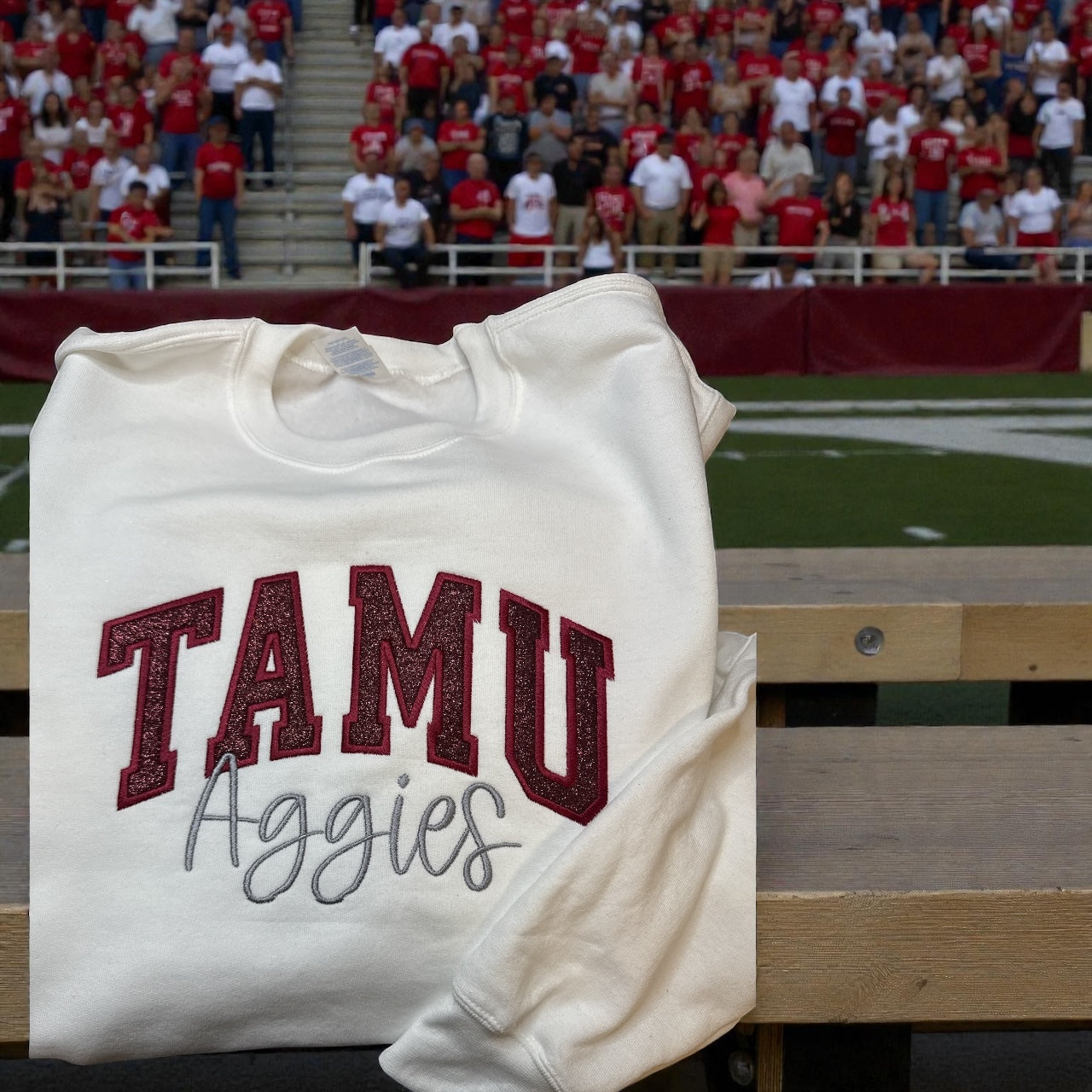 TAMU GLITTER APPLIQUÉ