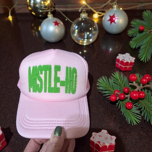 Mistle-Ho Pink Foam Trucker