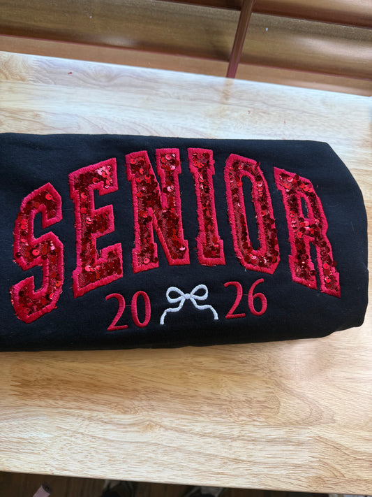 Custom Sequin Senior Sweatshirt