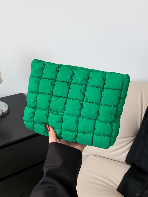 CUSTOM*****Large quilted Puff pouch CLUTCH