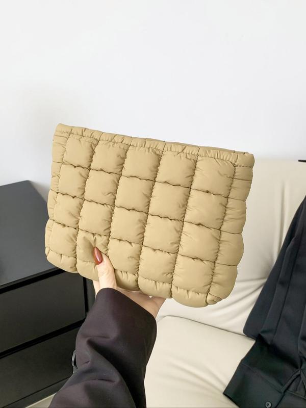 CUSTOM*****Large quilted Puff pouch CLUTCH