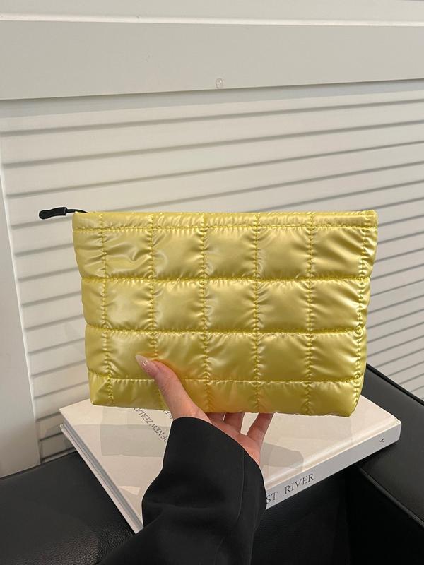 CUSTOM*****Large quilted Puff pouch CLUTCH
