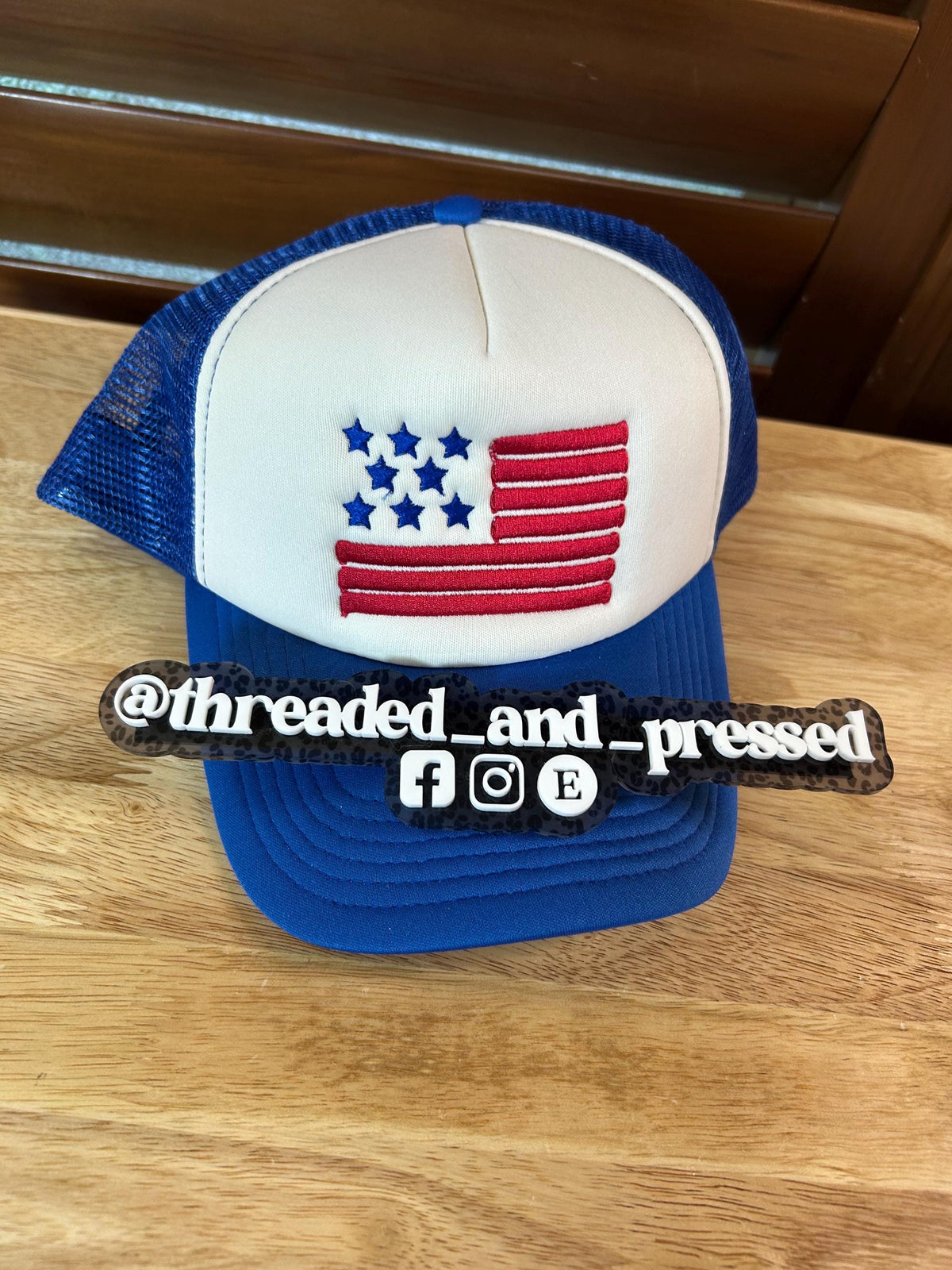USA Flag - Embroidered hat- simple- minimal - July 4th America cap - BBQ -  gathering