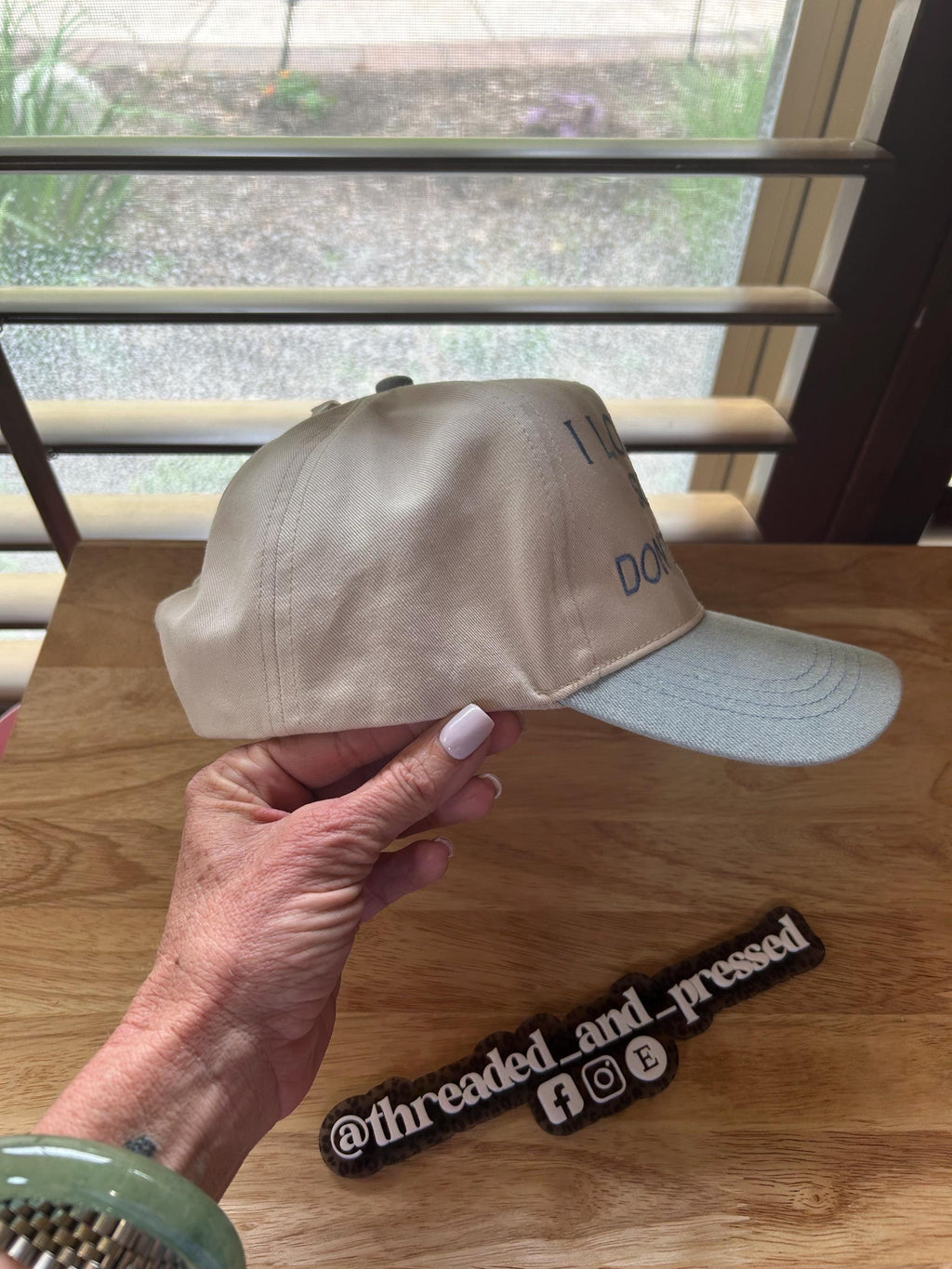Embroidered Trucker Hat  “I Love Me So You Dont Have To Self Love Statement