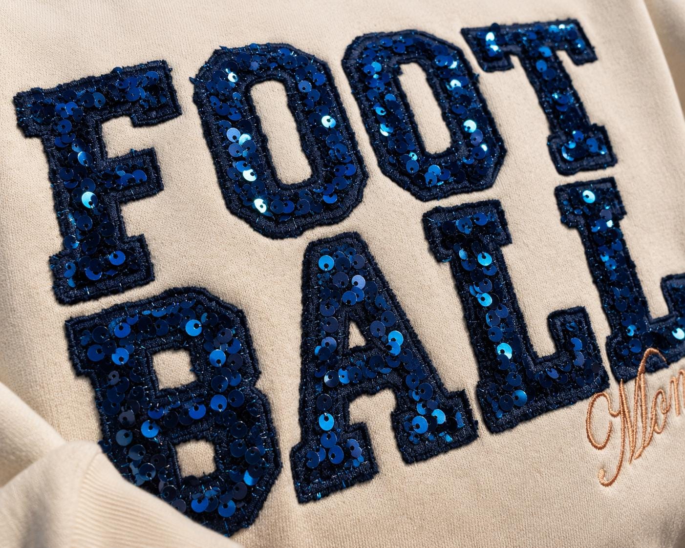 Custom Sequin Football Mom Sweatshirt | Game Day Mama Crewneck Pullover - Friday Night Lights - Game Day - Gift - Boutique Sweatshirt
