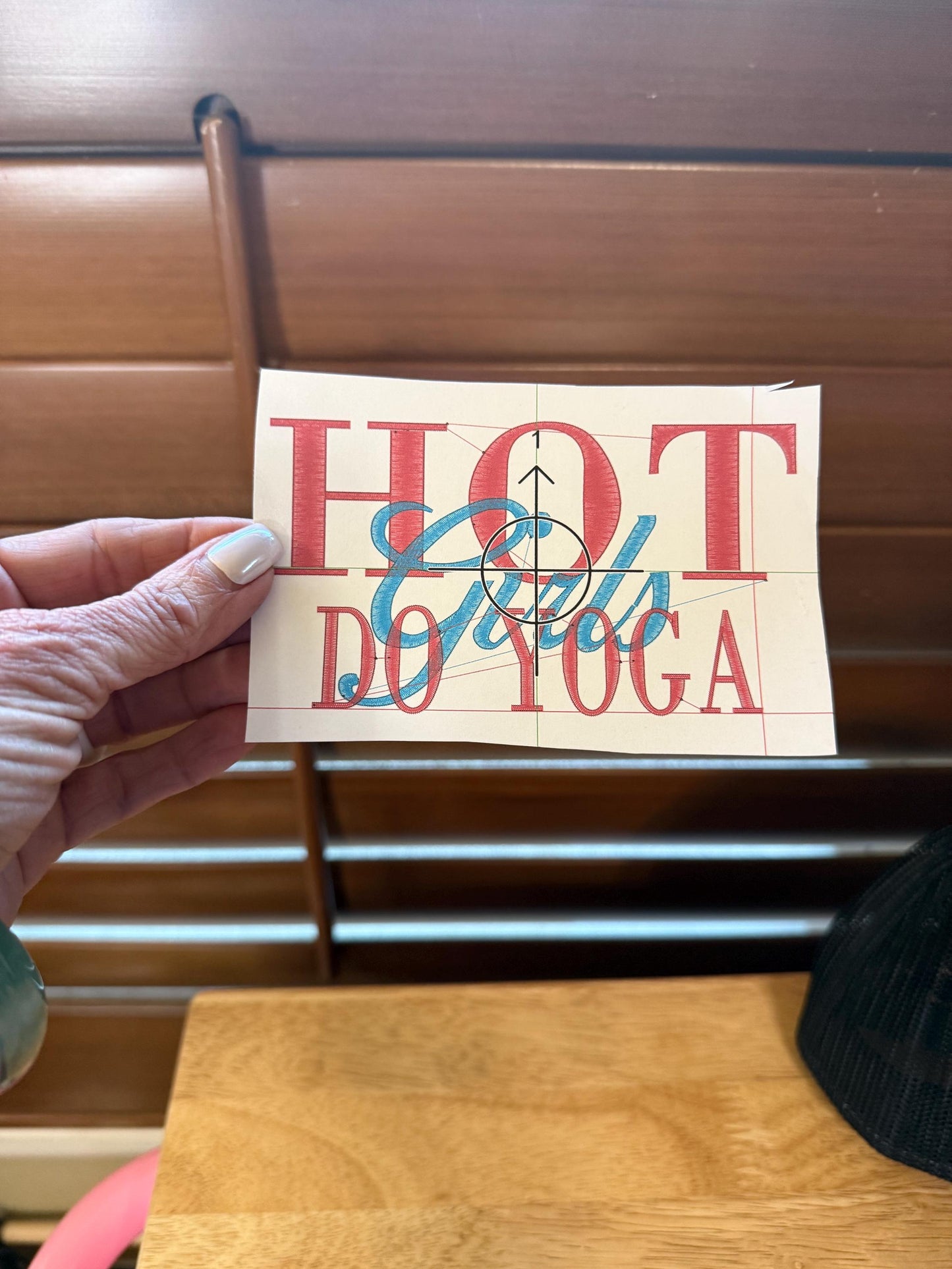 Hot Girls do yoga trucker foam cap - yogi- mat - infrared - Custom