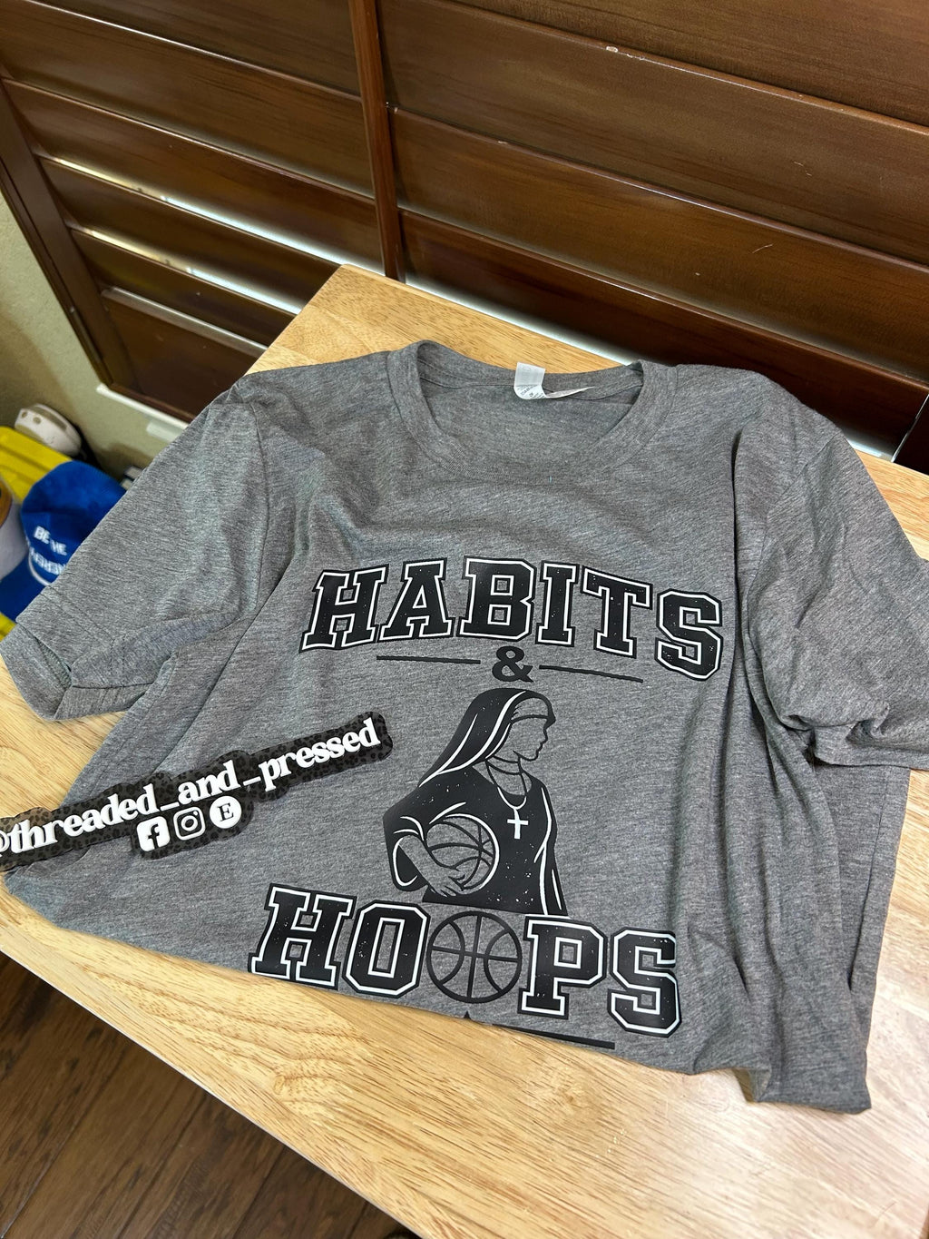 Habits & Hoops Basketball Shirt, Basketball Nun Tee, Faith Based Basketball Shirt, Been Praying for This Since Day 1 Shirt, Game Day Tee,