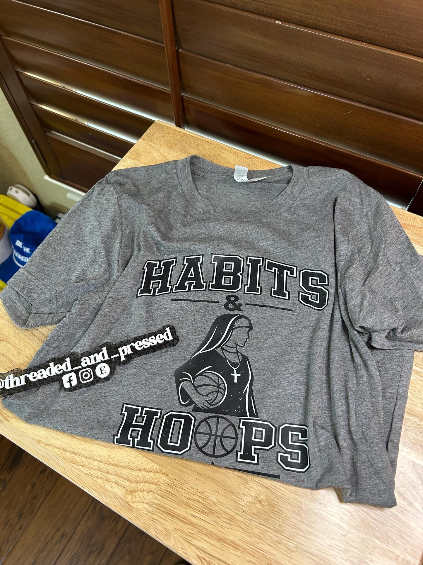 Habits & Hoops Basketball Shirt, Basketball Nun Tee, Faith Based Basketball Shirt, Been Praying for This Since Day 1 Shirt, Game Day Tee,