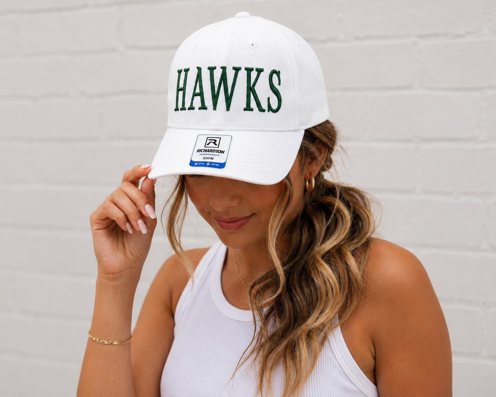 Custom 3D Puff Embroidered game Day Hat | Personalized Mascot | School Spirit Cap- Game Day | Custom Team- unisex- raised text - tall font-