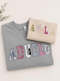 Custom - Baby Clothes Keepsake Sweatshirt | Memory Sweatshirt Made from Baby Clothes | Custom Baby Onesie Applique | Personalized Gift