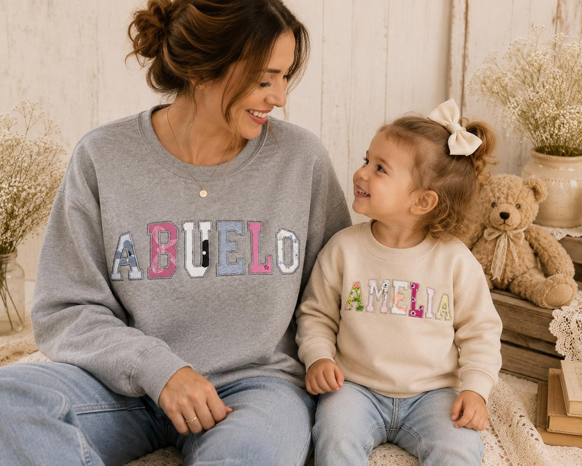 Custom - Baby Clothes Keepsake Sweatshirt | Memory Sweatshirt Made from Baby Clothes | Custom Baby Onesie Applique | Personalized Gift