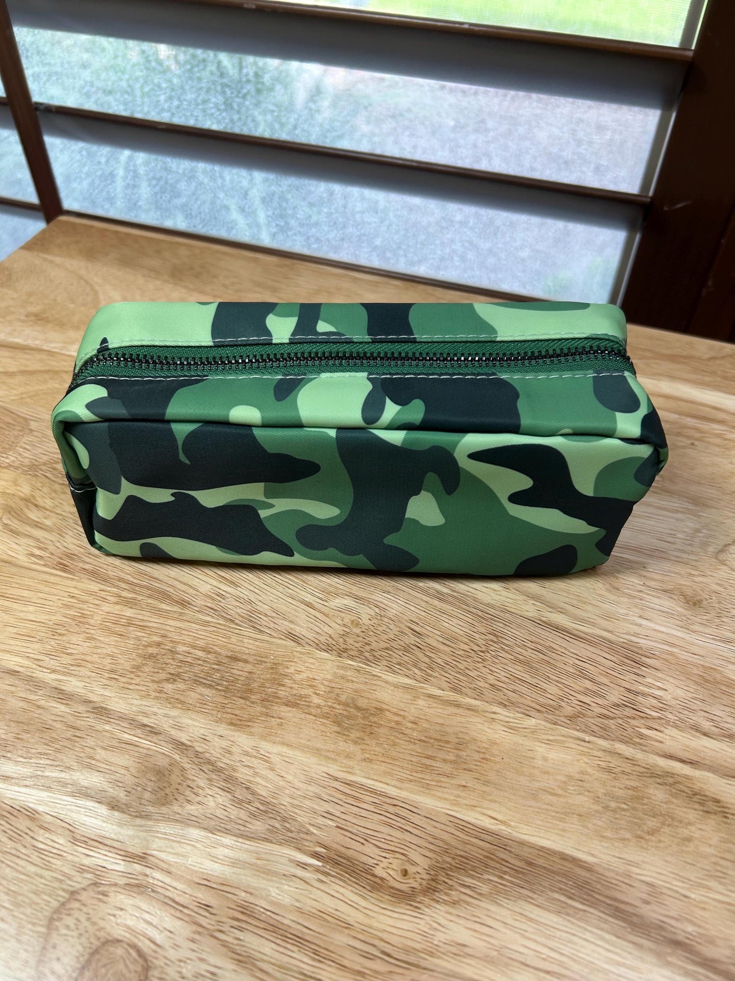 Personalized Cosmetic Bag | Monogram Bag | Travel Toiletry Bag | Custom nylon Pouch | Gift for Him | Organizer - school supplies - pencil