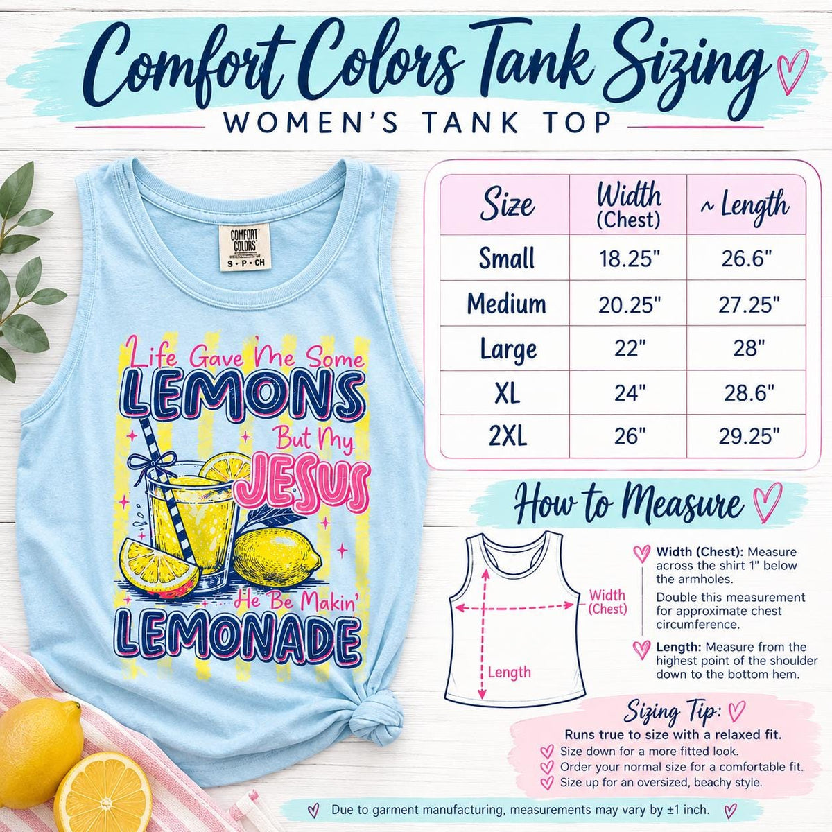 Summer - fresh designs - Comfort Colors- Tank Top | Summer Graphics Tank | Beach Tank | Christian Tank | Coffee Tank | Cute Womens Tank Top