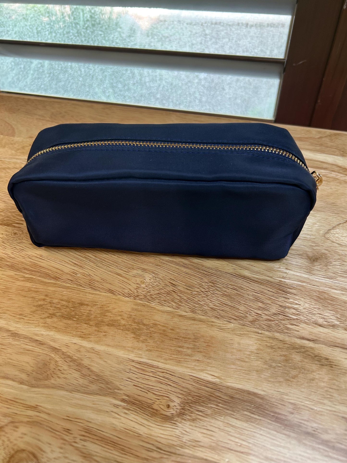 Personalized Cosmetic Bag | Monogram Bag | Travel Toiletry Bag | Custom nylon Pouch | Gift for Him | Organizer - school supplies - pencil