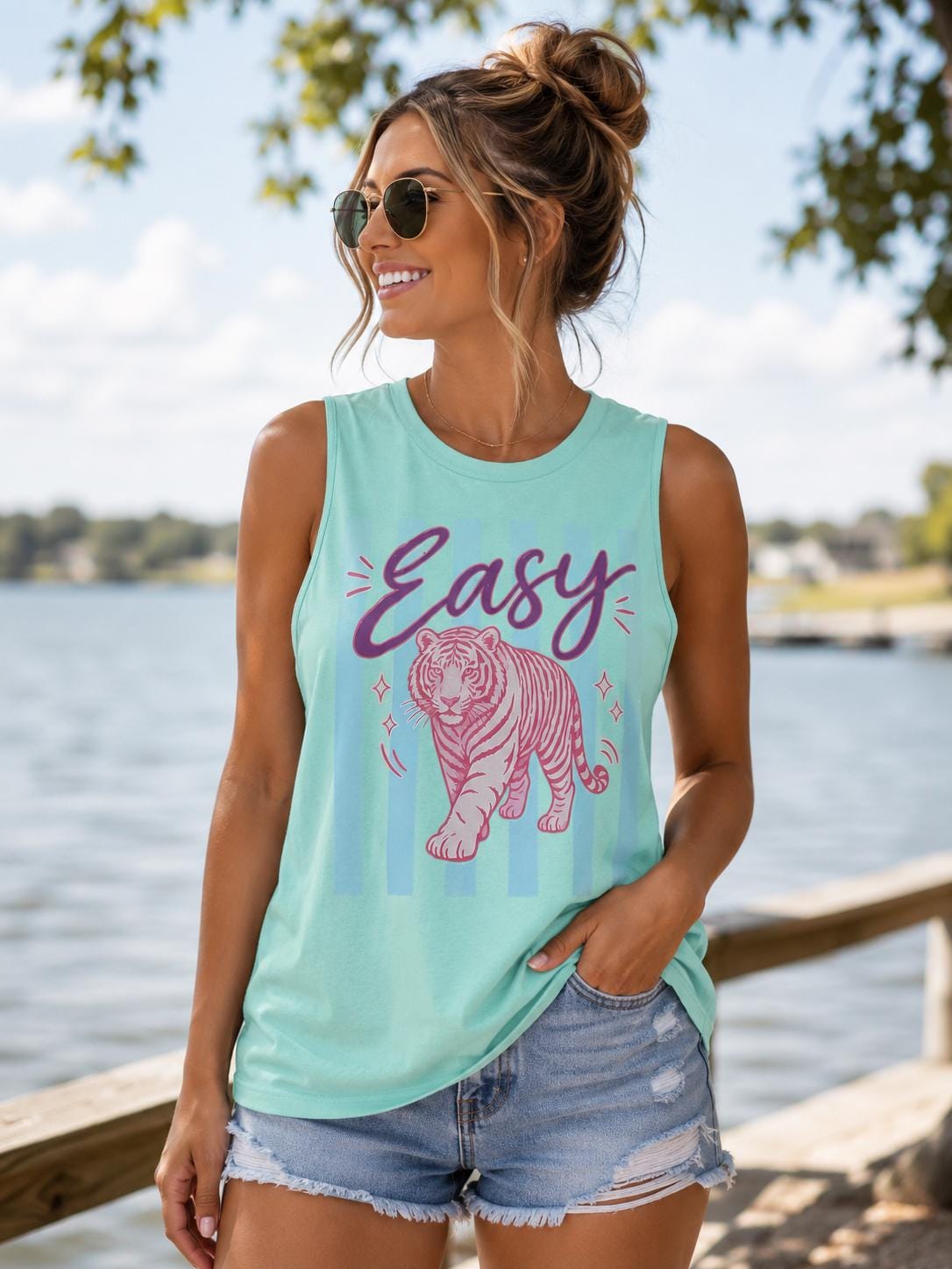 Summer - fresh designs - Comfort Colors- Tank Top | Summer Graphics Tank | Beach Tank | Christian Tank | Coffee Tank | Cute Womens Tank Top