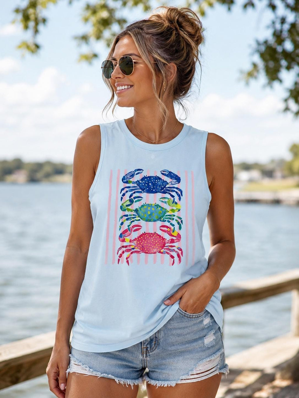 Summer - fresh designs - Comfort Colors- Tank Top | Summer Graphics Tank | Beach Tank | Christian Tank | Coffee Tank | Cute Womens Tank Top