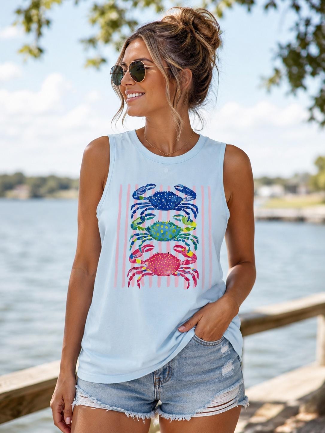 Summer - fresh designs - Comfort Colors- Tank Top | Summer Graphics Tank | Beach Tank | Christian Tank | Coffee Tank | Cute Womens Tank Top
