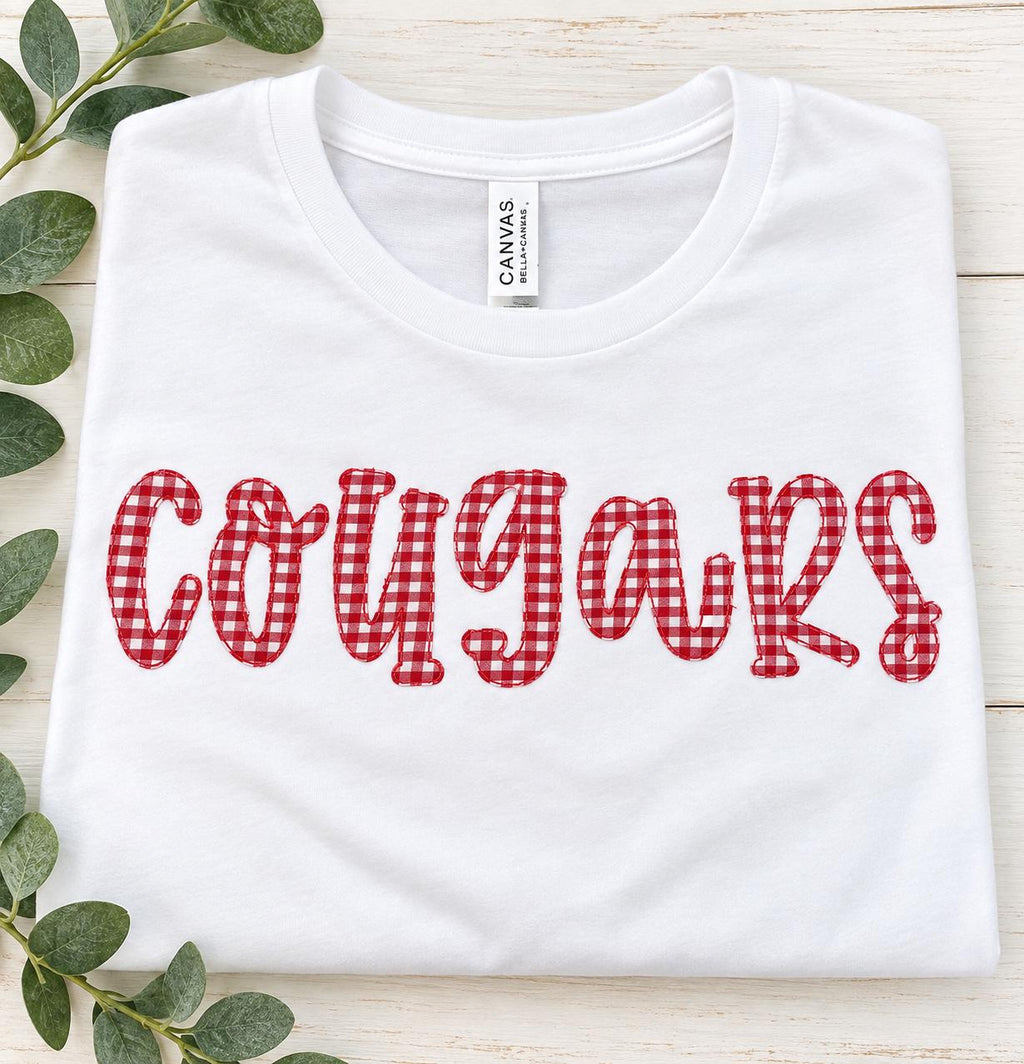 Custom  Team Spirit Wear Shirt,  Tram Game Day shirt Tee, School Spirit Shirt, Football Game Day shirt,  Fabric Shirt, Embroidered