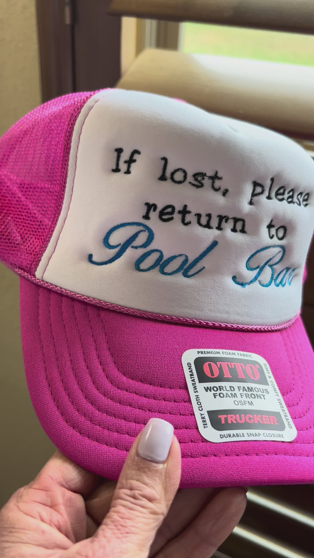 If Lost, Please Return to Pool Bar Trucker Hat