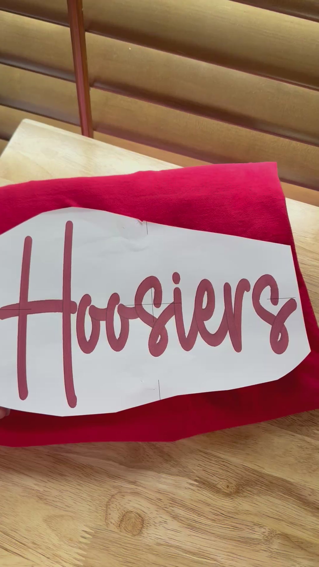 Hoosiers 3D Puff on long sleeve
