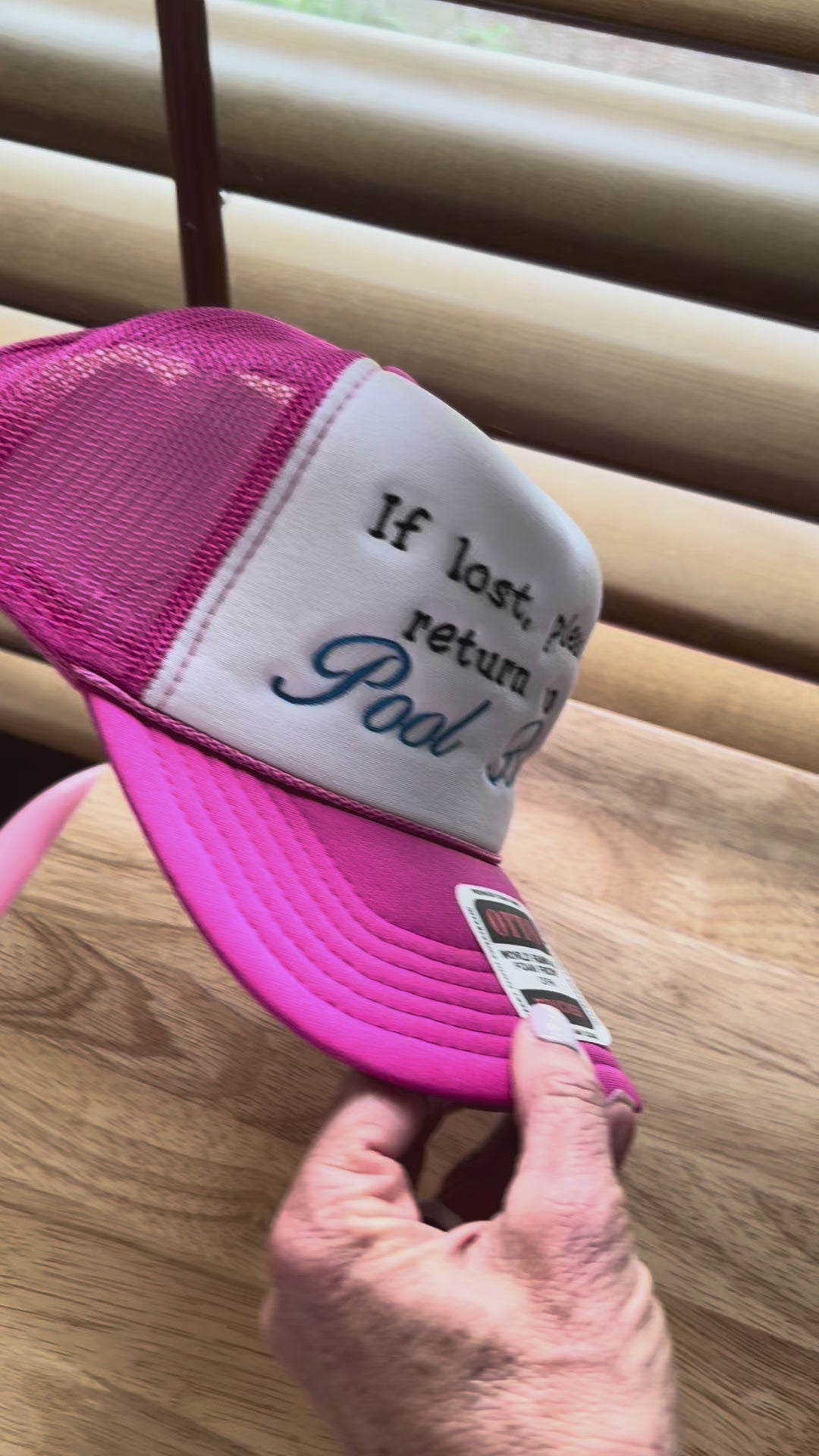 If Lost, Please Return to Pool Bar Trucker Hat