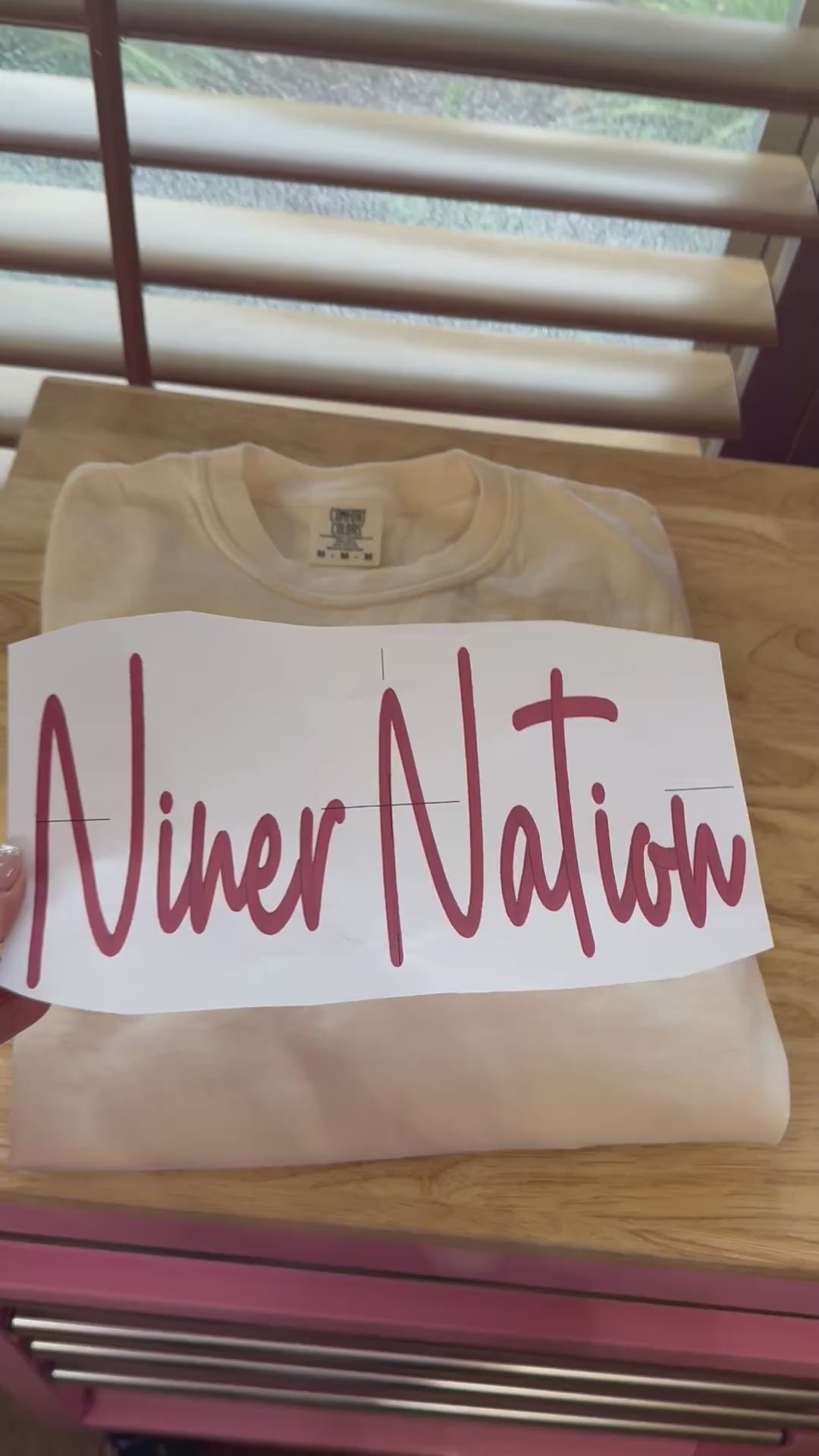 Niner Nation 3D Puff embroidered long sleeve