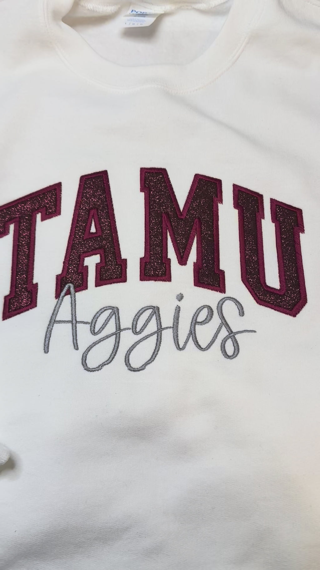TAMU GLITTER APPLIQUÉ